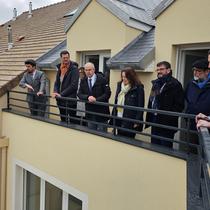 Visite officielle de la résidence Harmonia 29 logements locatifs sociaux