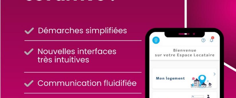 Affiche extranet locataires Versailles Habitat new gen