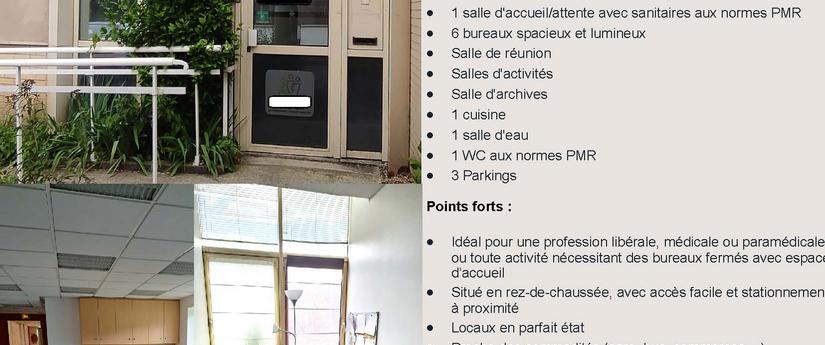 annonce location local professionnel Versailles Habitat