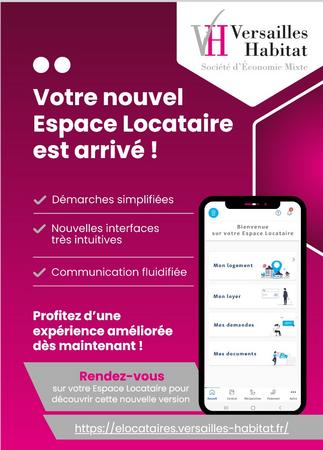 Affiche extranet locataires Versailles Habitat new gen
