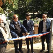 Inauguration des jardins familiaux du Clos St Antoine Versailles Habitat