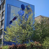 Résidence Bernard de Jussieu - Fresque Jade Riveira