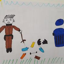 Dessin concours "la propreté c'est pas sorcier!"